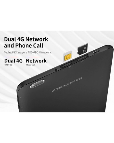 Купить Планшет Teclast P80X 2/32Gb 8"/4G/4200 мАч Black
