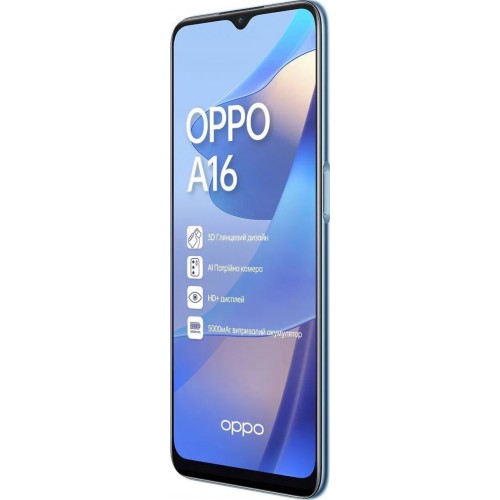 Купить OPPO A16 3/32GB Blue Гарантия 1 год