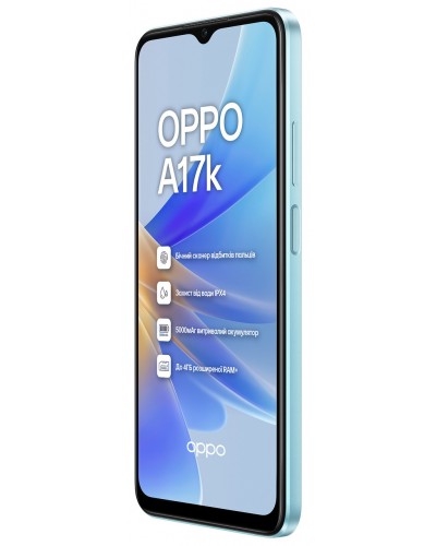 Купити OPPO A17K 3/64Gb Blue Гарантія 1 рік