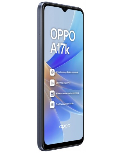 Купити OPPO A17K 3/64Gb Navy Blue Гарантія 1 рік