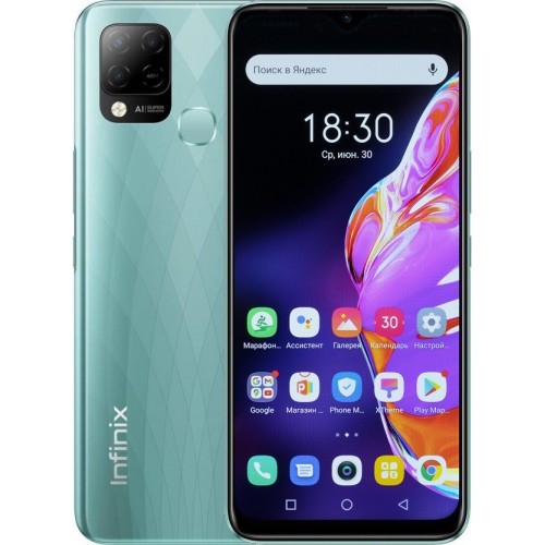 Купити Infinix hot 10s NFC 4 /64Gb Green Гарантія 1 Рік