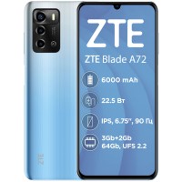 ZTE Blade A72 3/64GB Blue Гарантія 1 рік