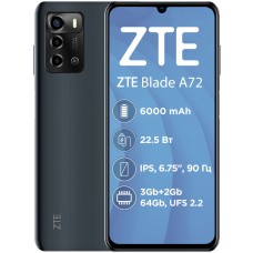 ZTE Blade A72 3/64GB Grey Гарантія 1 рік