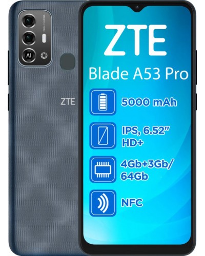 Купити ZTE Blade A53 Pro 4/64GB Blue Гарантія 1 рік