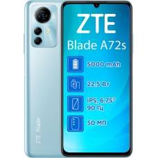 ZTE Blade A72S 4/128GB NFC Sky Blue Гарантія 1 рік