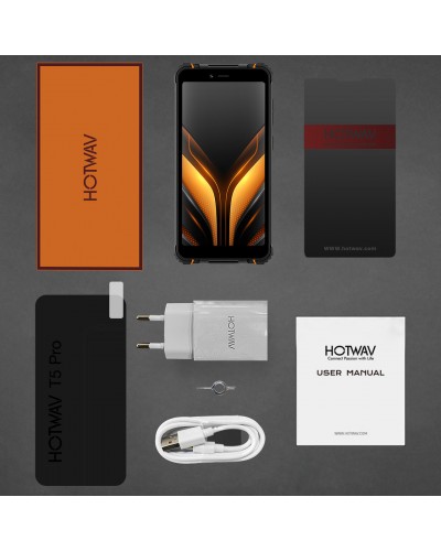 Купити Hotwav T5 Max 4/64 Global Orange Гарантія 1 рік