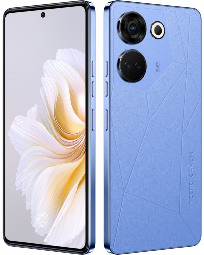 Купити Tecno Camon 20 Pro (CK7n) 8/256Gb NFC Serenity Blue Гарантія 1 рік