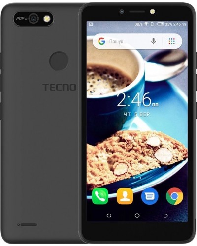 Купити Tecno POP2F 1/16Gb Midnight Black Гарантія 1 рік