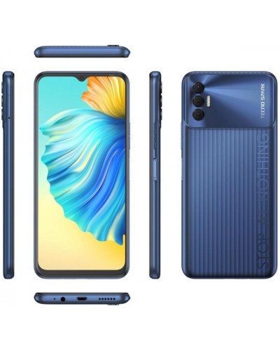 Купити TECNO Spark 8p (KG7n) 4/64Gb NFC Atlantic Blue Гарантія 1 рік