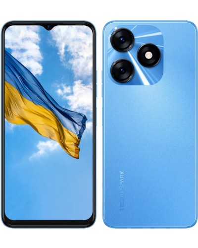 Купити Tecno Spark 10 (KI5q) 4/128Gb NFC Meta Blue Гарантія 1 рік