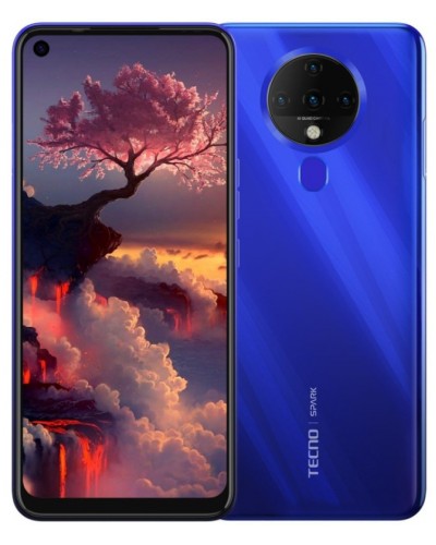 Купить Tecno Spark6 (KE7) 4/128Gb Blue Официальный / Гарантия 1 год
