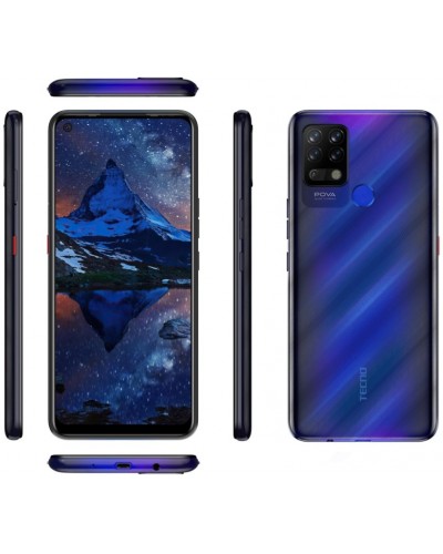 Купить Tecno Pova (LD7) 6/128Gb Magic Blue Официальный / Гарантия 1 год