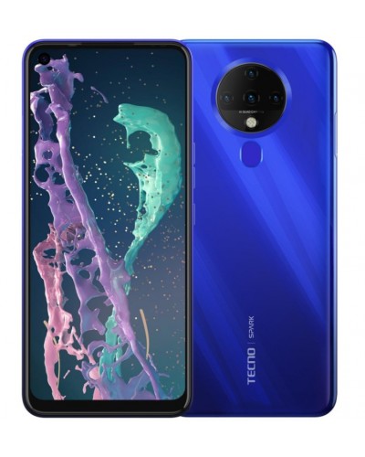 Купить Tecno Spark6 (KE7) 4/128Gb Blue Официальный / Гарантия 1 год