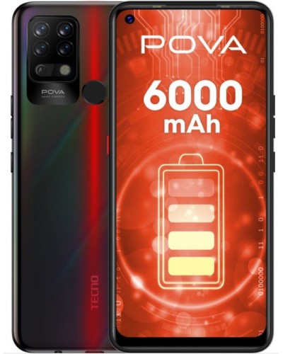 Купить Tecno Pova (LD7) 6/128Gb Dazzle Black Официальный / Гарантия 1 год