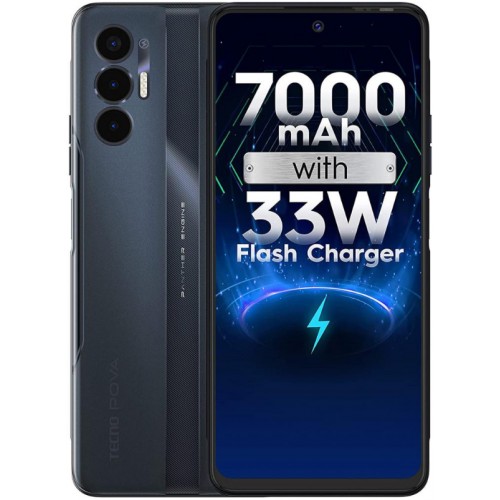 Купить Tecno Pova 3 (LE7n) 6/128Gb Eco Black Гарантия 1 год