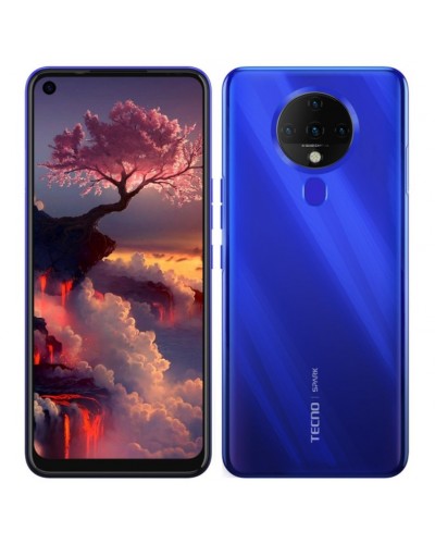 Купить Tecno Spark6 (KE7) 4/128Gb Blue Официальный / Гарантия 1 год