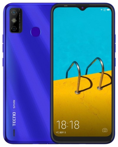 Купити Tecno Spark 6 Go (KE5) 2/32Gb Blue UA UCRF - Офіційний / Гарантія 1 рік