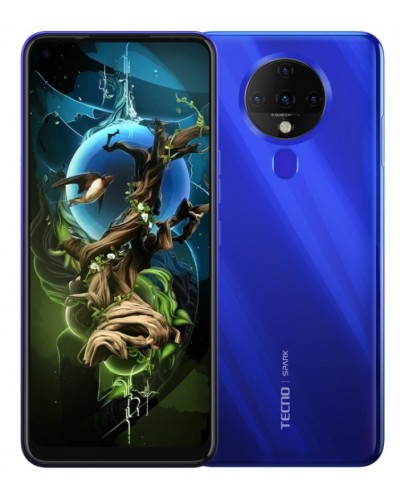 Купить Tecno Spark6 (KE7) 4/128Gb Blue Официальный / Гарантия 1 год
