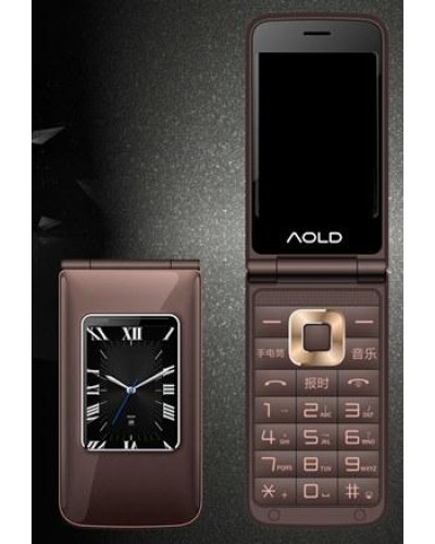 Купить H-Mobile A7 (AOLD A7) brown. Dual color screen. Flip
