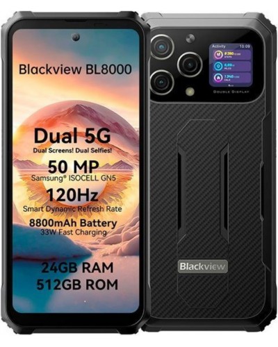 Купить Blackview BL8000 5G 12/512GB Black Гарантия 1 Год