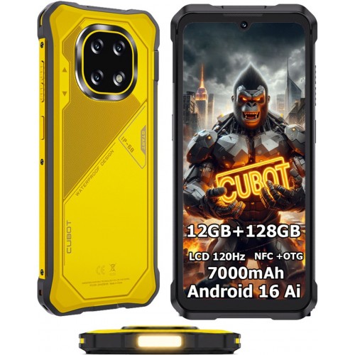 CUBOT KINGKONG ES 5 6/128GB Yellow Гарантія 1 Рік