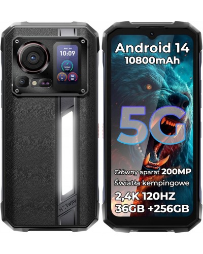 Купити HOTWAV Hyper 7 Pro 5G 16/256GB Leather Black Гарантія 1 Рік