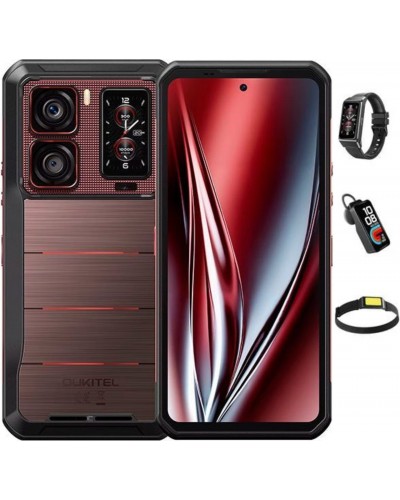 Купити Oukitel WP300 5G 12/512GB Red Ліхтар / Смарт-годинник / Гарнітура для дзвінків Гарантия 1 Год