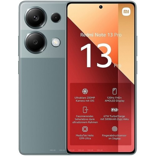 Купити Xiaomi Redmi Note 13 Pro 4G 12/512GB Forest Green Global Version Гарантія 1 рік Купити Xiaomi Redmi Note 13 Pro 4G 12/512GB Forest Green Global Version Гарантія 1 рік