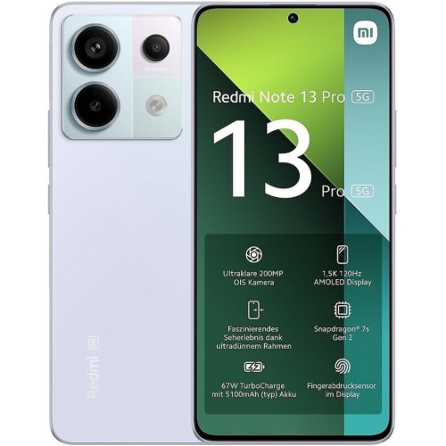 Купить Xiaomi Redmi Note 13 Pro 5G 12/512GB Aurora Purple Гарантия 1 Год Купить Xiaomi Redmi Note 13 Pro 5G 12/512GB Aurora Purple Гарантия 1 Год