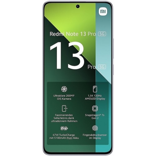 Купити Xiaomi Redmi Note 13 Pro 5G 12/512GB Aurora Purple Гарантія 1 рік