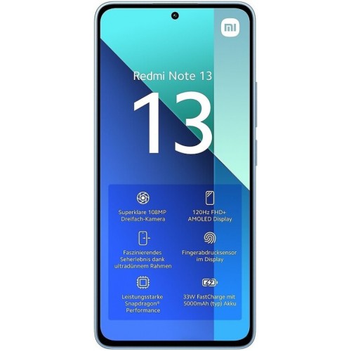 Купити Xiaomi Redmi Note 13 4G 8/128GB Ice Blue Гарантія 1 рік