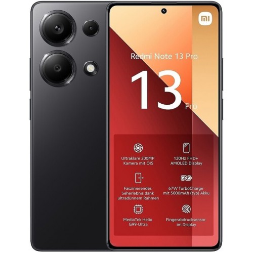 Купити Xiaomi Redmi Note 13 Pro 4G 12/512GB Midnight Black Global Version Гарантія 1 рік Купити Xiaomi Redmi Note 13 Pro 4G 12/512GB Midnight Black Global Version Гарантія 1 рік