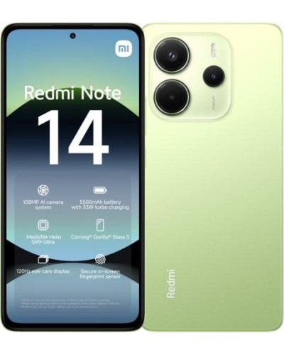 Купити Xiaomi Redmi Note 14 8/256GB Lime Green Global Version Гарантія 1 рік