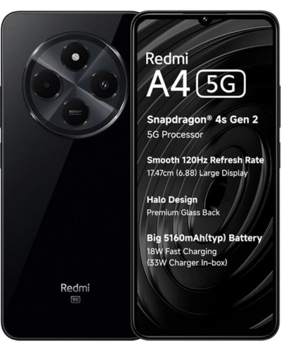 Купити Xiaomi Redmi A4 5G 4/128GB Starry Black Global Version Гарантія 1 рік