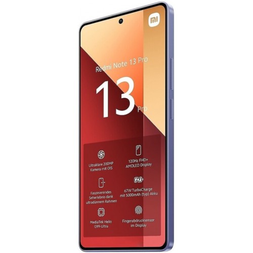 Купити Xiaomi Redmi Note 13 Pro 4G 12/512GB Lavender Purple Global Version Гарантія 1 рік