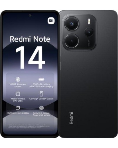 Купити Xiaomi Redmi Note 14 8/256GB Midnight Black Global Version Гарантія 1 рік