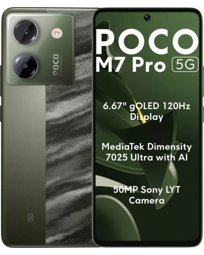 Купити Xiaomi POCO M7 PRO 5G 12/512GB Green Global Version Гарантія 1 рік