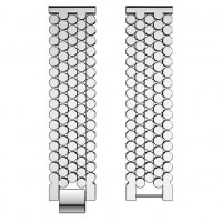 Ремінець металевий Honey Silver 20 мм