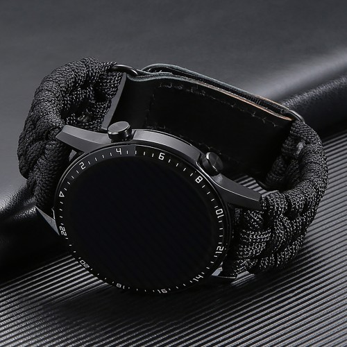 Ремінець Paracord Black 22 мм