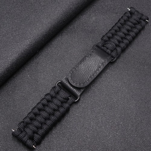 Ремінець Paracord Black 22 мм