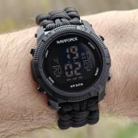 Naviforce Europe Black Paracord, 2 ремінці