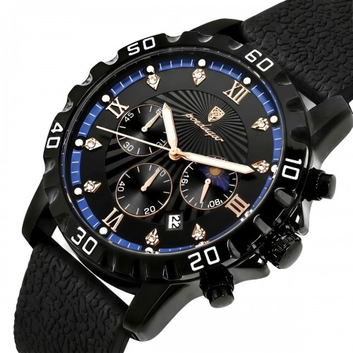 Купити Poedagar Extra Prestige Black, 2 ремінці