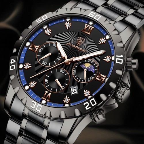Купити Poedagar Extra Prestige Black, 2 ремінці