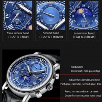Chenxi Patek Steel Black, 2 ремінці