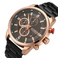 Curren BigBoss Metal Black, 2 ремінці