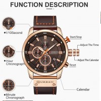 Curren BigBoss Metal Black, 2 ремінці
