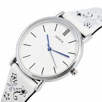 Geneva Steel Silver Miss Flower, 2 ремінці
