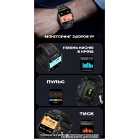 Smart Space Pro Metal Black, 2 ремінці