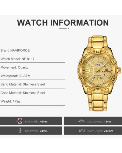 Купити Naviforce Yacht Gold