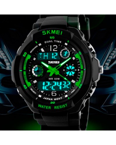 Купити Skmei S-Shock Green 0931